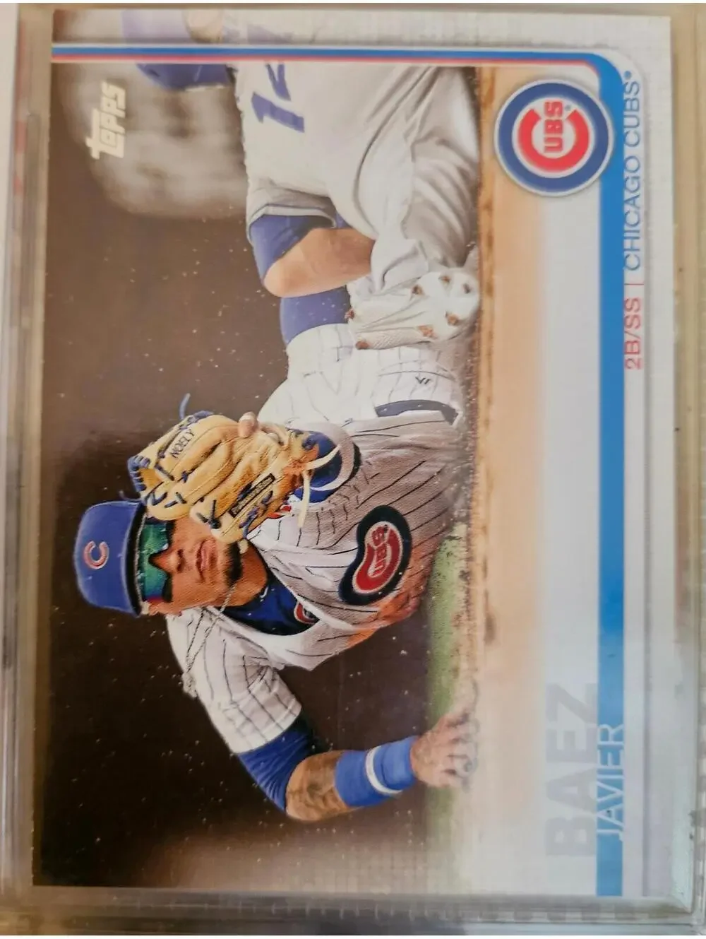 2019 Topps #310a Javier Baez Chicago Cubs